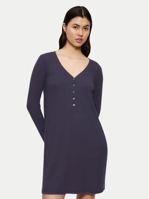 Triumph Koszula nocna Mix&Match 10225032 Granatowy Regular Fit