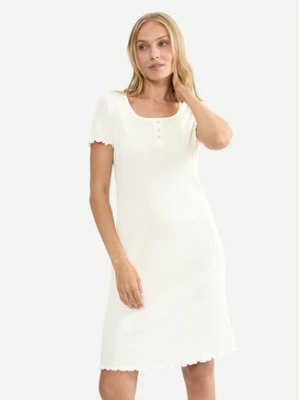 Triumph Koszula nocna Mix & Match 10227255 Biały Regular Fit