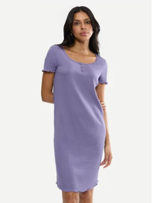 Triumph Koszula nocna Mix & Match 10227255 Fioletowy Regular Fit