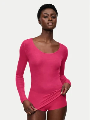 Triumph Koszulka piżamowa Bauty Layers 10225060 Różowy Slim Fit