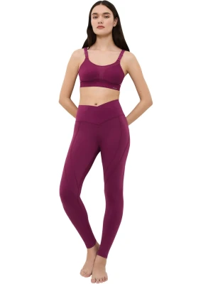 Triumph Legginsy sportowe w kolorze jagodowym rozmiar: M