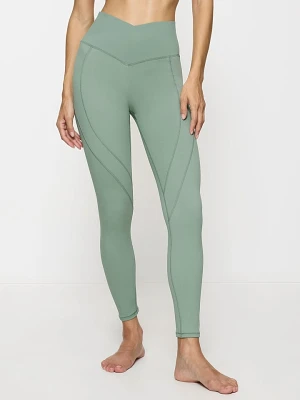 Triumph Legginsy sportowe w kolorze zielonym rozmiar: L