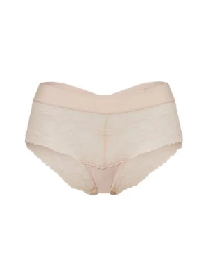 Triumph Majtki - Body Make-Up Illusion Lace Shorty Kobiety beżowy jednolity,