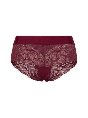 Triumph Majtki - Body Make-Up Illusion Lace Shorty Kobiety czerwony jednolity,