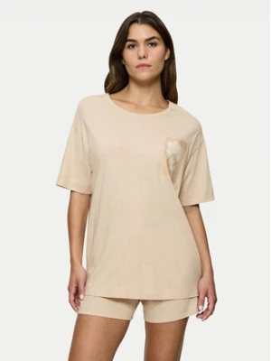 Triumph Piżama Endless Comfort 10222572 Beżowy Relaxed Fit