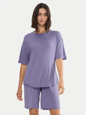 Triumph Piżama Timeless Sensuality 10222627 Fioletowy Relaxed Fit