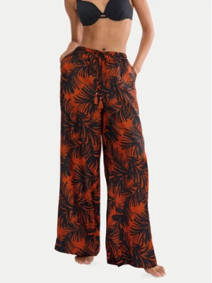 Triumph Spodnie materiałowe Summer 10227246 Brązowy Wide Leg