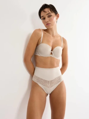 Triumph Stringi - Comfort Contour Kobiety Sztuczne włókno beżowy,