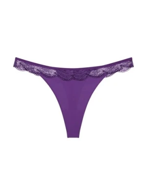 Triumph Stringi - Comfort Glam Kobiety Sztuczne włókno lila jednolity,