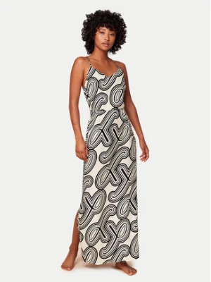 Triumph Sukienka letnia Beach MyWear 10217798 Écru Regular Fit