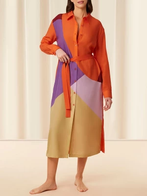 Triumph Sukienka "Thermal MyWear" w kolorze pomarańczowym ze wzorem rozmiar: 38