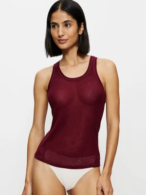 Triumph Top "Beauty" w kolorze ciemnoczerwonym rozmiar: L