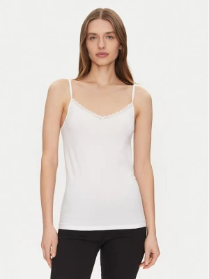 Triumph Top Feel Of Cotton 10224994 Biały Slim Fit