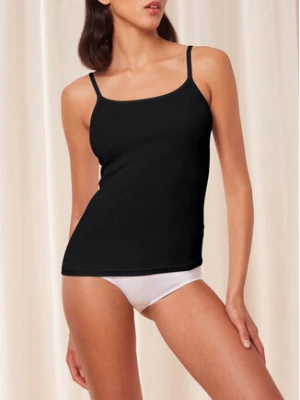 Triumph Top Katia Basics_01 Shirt 01 X 10217993 Czarny Slim Fit