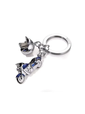 Troika Brelok "Key Cruising" w kolorze srebrno-niebieskim do kluczy rozmiar: onesize
