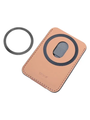Troika Etui "MagSafe" w kolorze jasnobrązowym na karty - 6, 5 x 9, 5 x 5 cm rozmiar: onesize