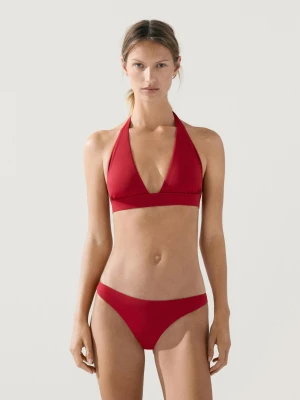 Trójkątna Góra Od Bikini - Czerwony - - Massimo Dutti - Kobieta