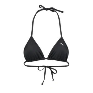 Trójkątny biustonosz bikini PUMA Swim, Odzież, Czarny,