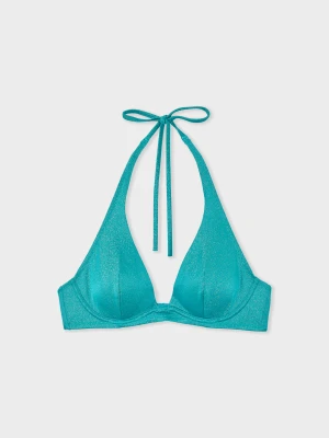 Trójkątny biustonosz z fiszbinami góra od bikini Etam