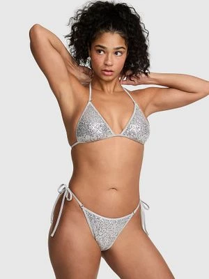 Trójkątny top bikini wiązany na sznurkach Victoria's Secret