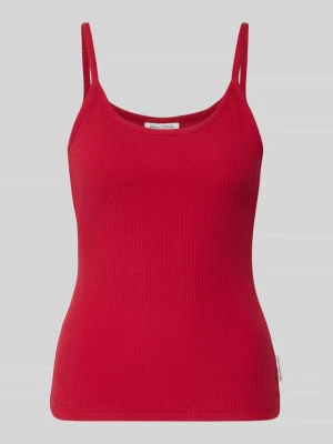 Trójkątny top na ramiączkach z mieszanki bawełny, krój slim fit Marc O'Polo DENIM
