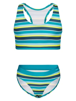 Trollkids Bikini "Kvalvika" w kolorze turkusowym rozmiar: 146