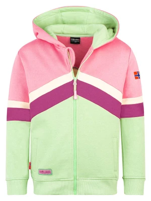 Trollkids Bluza "Flekkefjord" w kolorze zielonym rozmiar: 104
