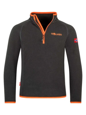 Trollkids Bluza polarowa "Nordland" w kolorze czarnym rozmiar: 92
