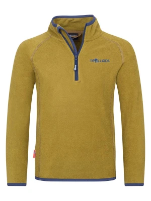 Trollkids Bluza polarowa "Nordland" w kolorze khaki rozmiar: 140