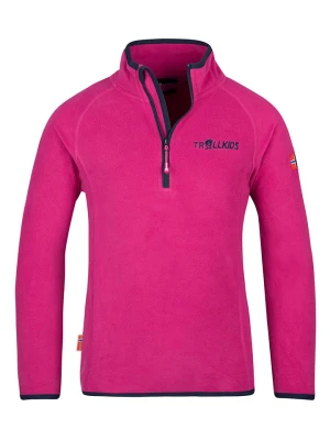Trollkids Bluza polarowa "Nordland" w kolorze różowym rozmiar: onesize