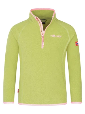Trollkids Bluza polarowa "Nordland" w kolorze zielonym rozmiar: 98