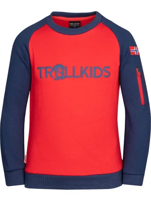 Trollkids Bluza "Sandefjord" w kolorze czerwonym rozmiar: 92