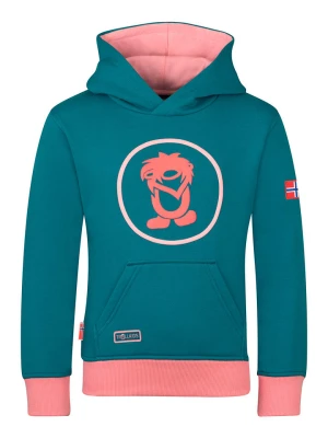 Trollkids Bluza "Troll" w kolorze niebiesko-jasnoróżowym rozmiar: 116