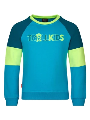 Trollkids Bluza "Trollfjord" w kolorze niebieskim rozmiar: 104
