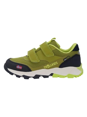 Trollkids Buty trekkingowe "Preikestolen" w kolorze zielonym rozmiar: 38