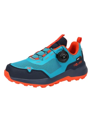 Trollkids Buty trekkingowe "Trollfjord Low" w kolorze turkusowym rozmiar: 37