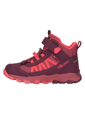 Trollkids Buty trekkingowe "Tronfjell" w kolorze fioletowo-pomarańczowym rozmiar: 28
