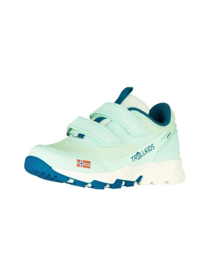 Trollkids Buty turystyczne "Preikestolen" w kolorze zielono-niebiesko-białym rozmiar: 39