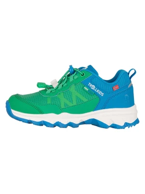 Trollkids Buty turystyczne "Trolltunga Hiker Low XT" w kolorze zielonym rozmiar: 34