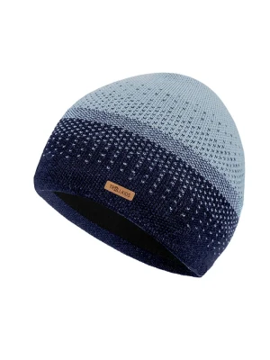 Trollkids Czapka beanie "Merino" w kolorze niebieskim rozmiar: 48-52 cm