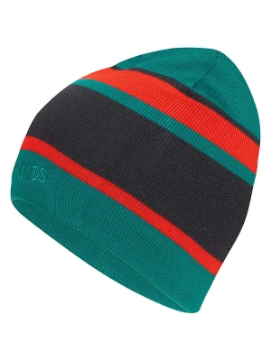 Trollkids Czapka beanie "Nordland" w kolorze zielono-czerwonym rozmiar: 52-56 cm