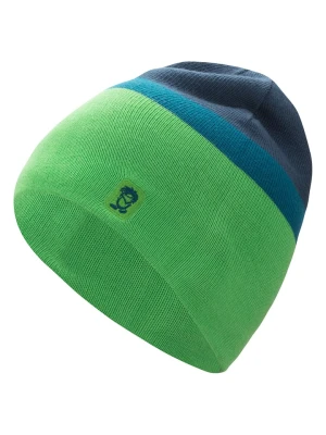 Trollkids Czapka beanie "Nordland" w kolorze zielonym rozmiar: 48-52 cm