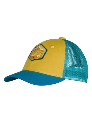 Trollkids Czapka "Femund" w kolorze niebiesko-żółtym rozmiar: 52-56 cm