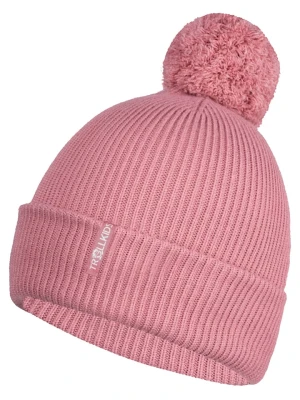 Trollkids Czapka "Holmenkollen" w kolorze jasnoróżowym rozmiar: 52-56 cm