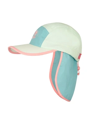 Trollkids Czapka "Troll" w kolorze zielono-błękitno-jasnoróżowym rozmiar: 52-56 cm