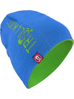 Trollkids Dwustronna czapka beanie "Troll" w kolorze błękitno-jasnozielonym rozmiar: 48-52 cm