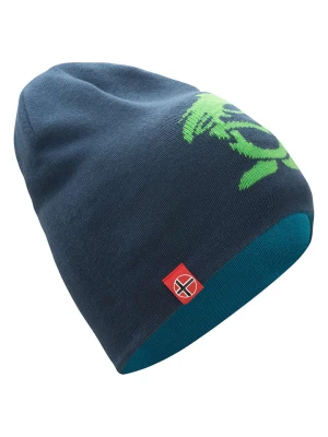 Trollkids Dwustronna czapka beanie "Troll" w kolorze niebiesko-granatowym rozmiar: 48-52 cm