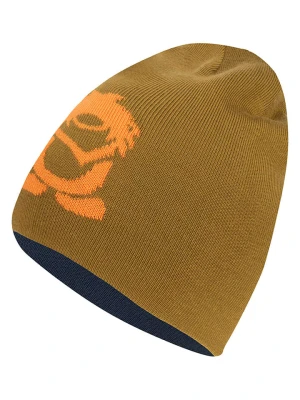 Trollkids Dwustronna czapka beanie "Troll" w kolorze oliwkowo-granatowym rozmiar: 48-52 cm