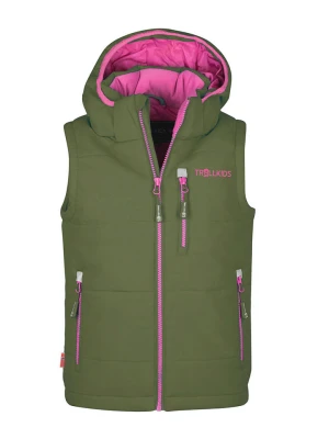 Trollkids Kamizelka funkcyjna "Narvik XT" w kolorze khaki rozmiar: 176