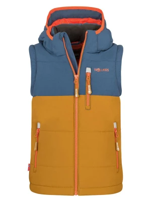 Trollkids Kamizelka funkcyjna "Narvik XT" w kolorze niebiesko-żółtym rozmiar: 176